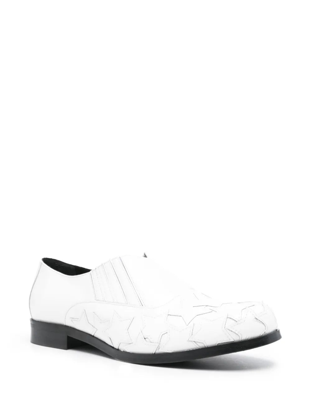 Stefan Cooke star-patch leather loafers