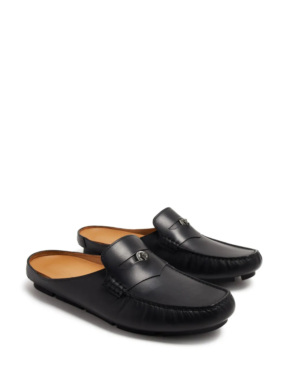 Versace Medusa leather loafers