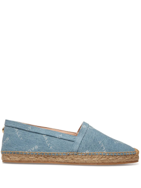 Bally logo-plaque denim espadrilles
