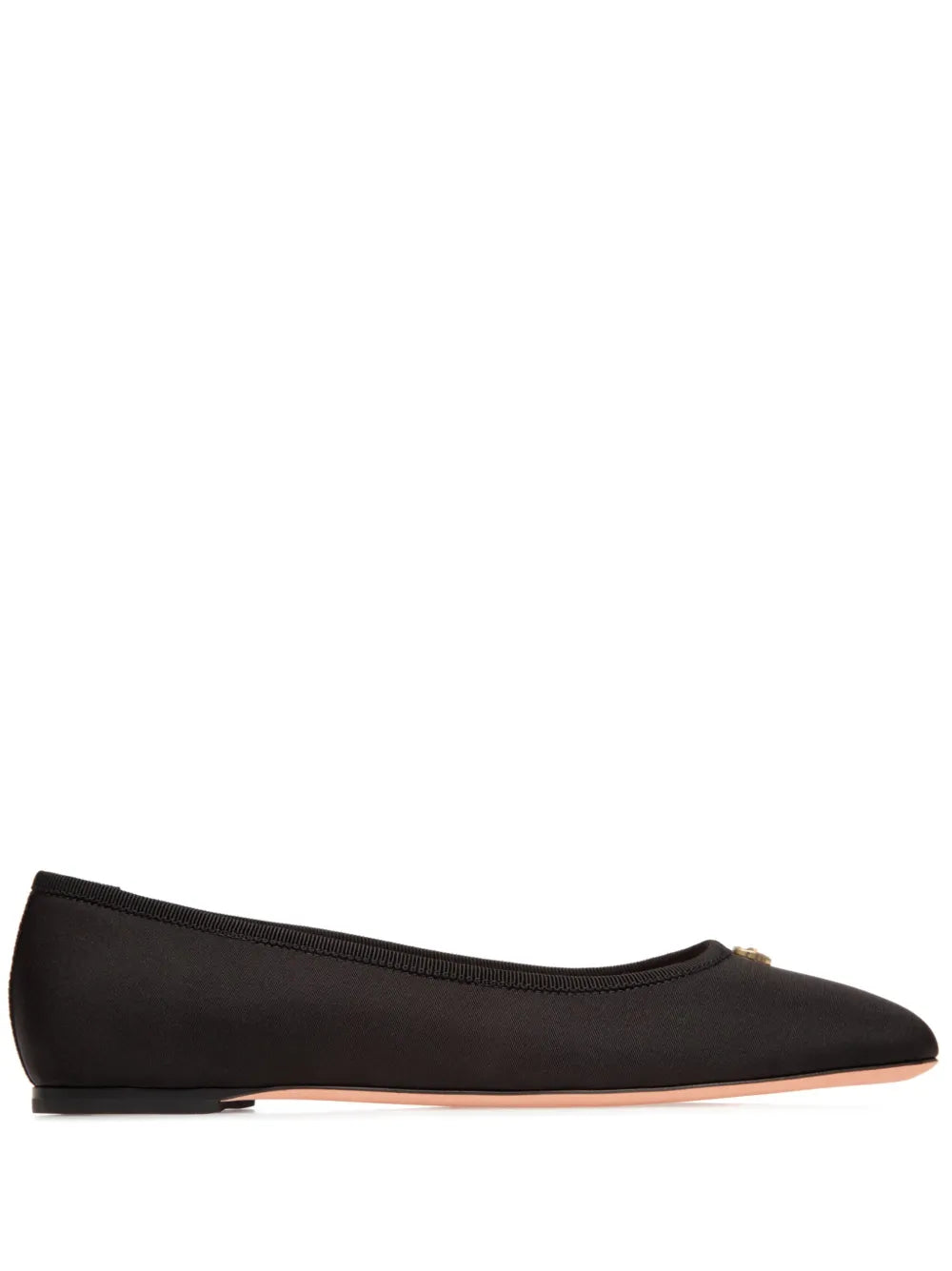 Bally logo-plaque flat ballerina shoes