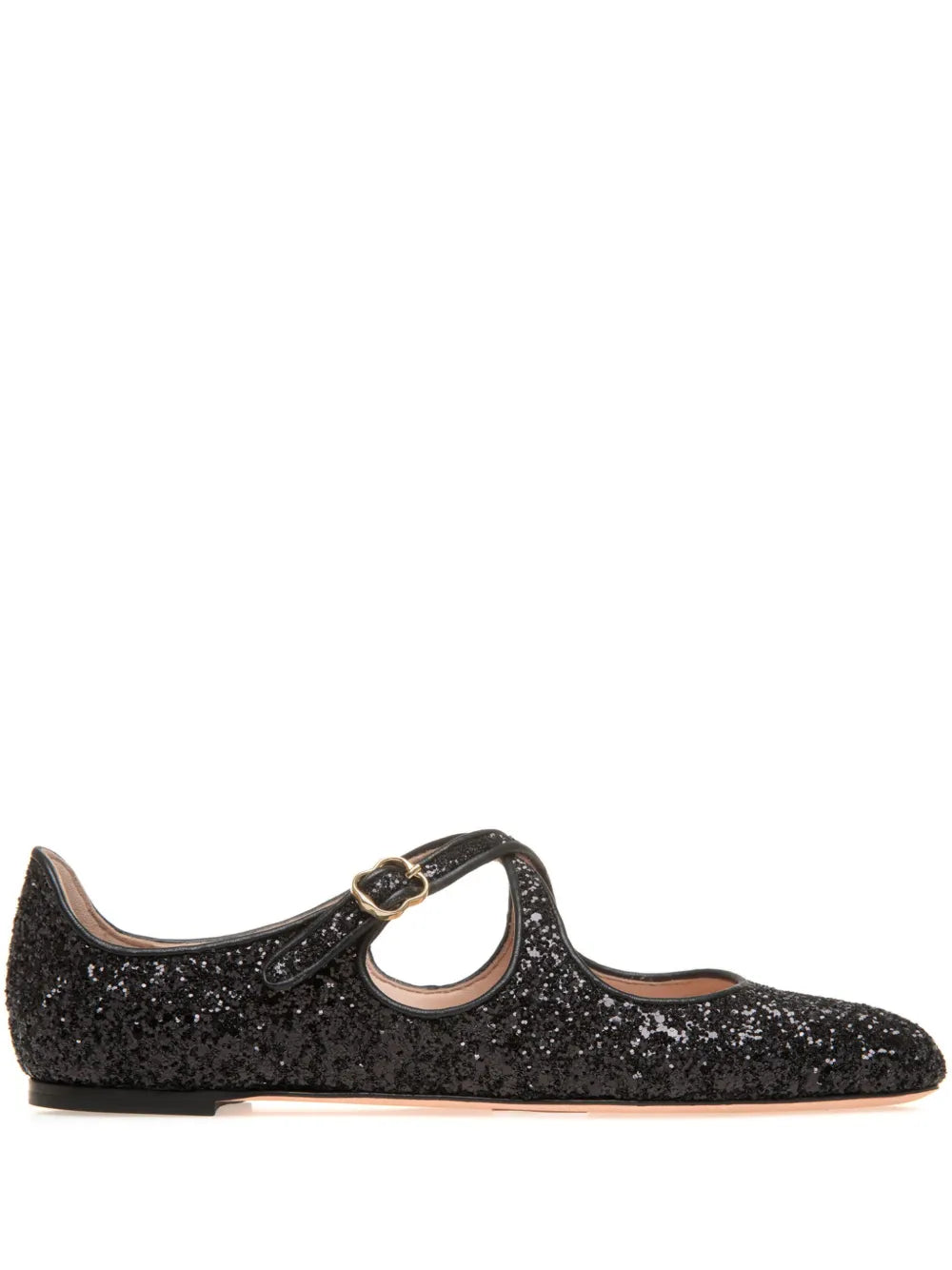 Bally Ballyrina glitter-embellished ballerina shoes