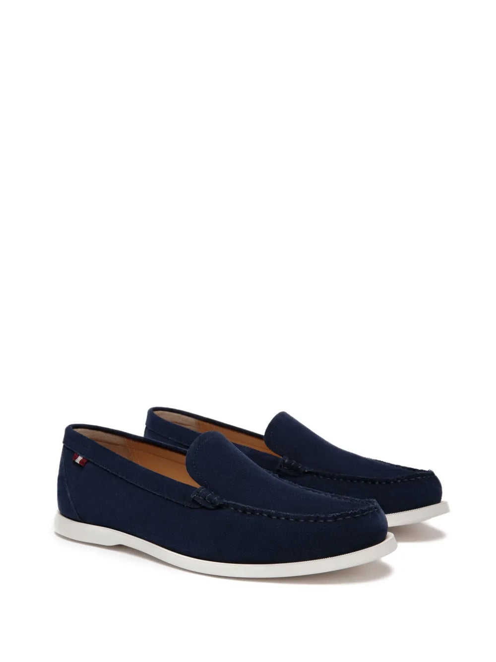Bally Nelson Loafer in Suede Leather wide foot morphology