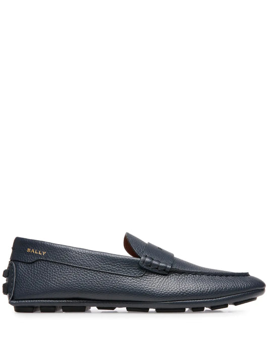 Bally Kerbs Driver in Grained Leather wide foot morphology