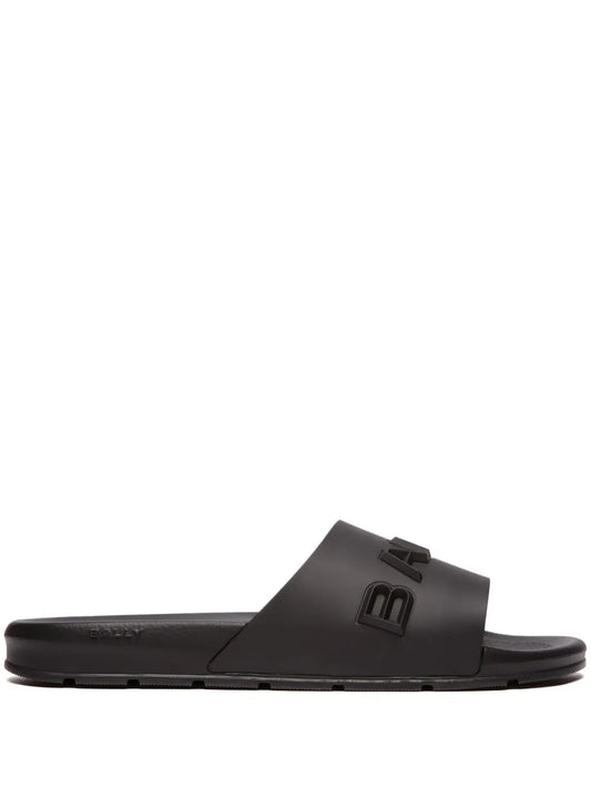 Bally logo-embossed moulded-footbed slides 