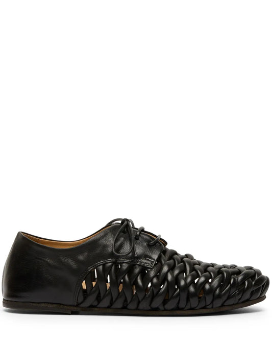 Marsèll interwoven leather Derby shoes