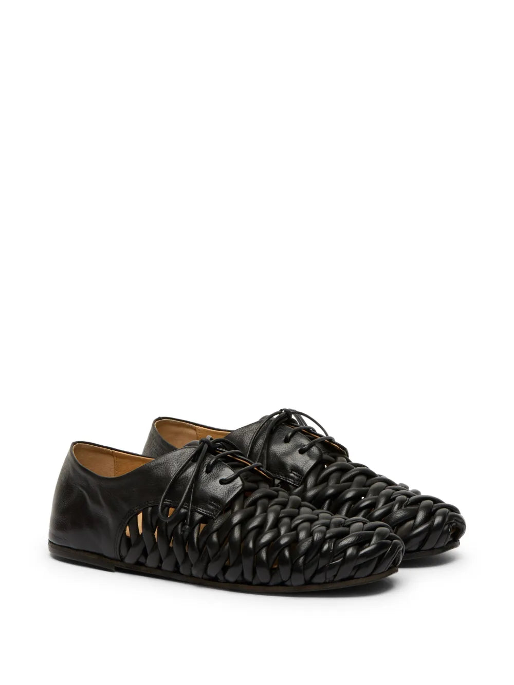 Marsèll interwoven leather Derby shoes