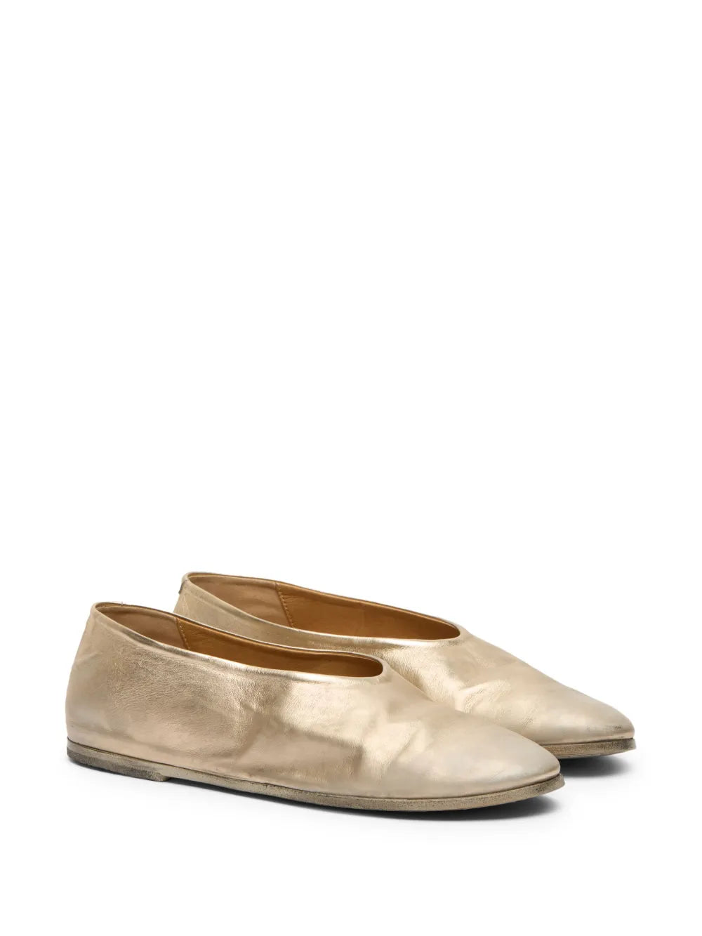 Marsèll Coltellaccio leather ballerina shoes
