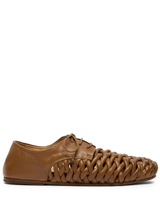 Marsèll interwoven leather Derby shoes