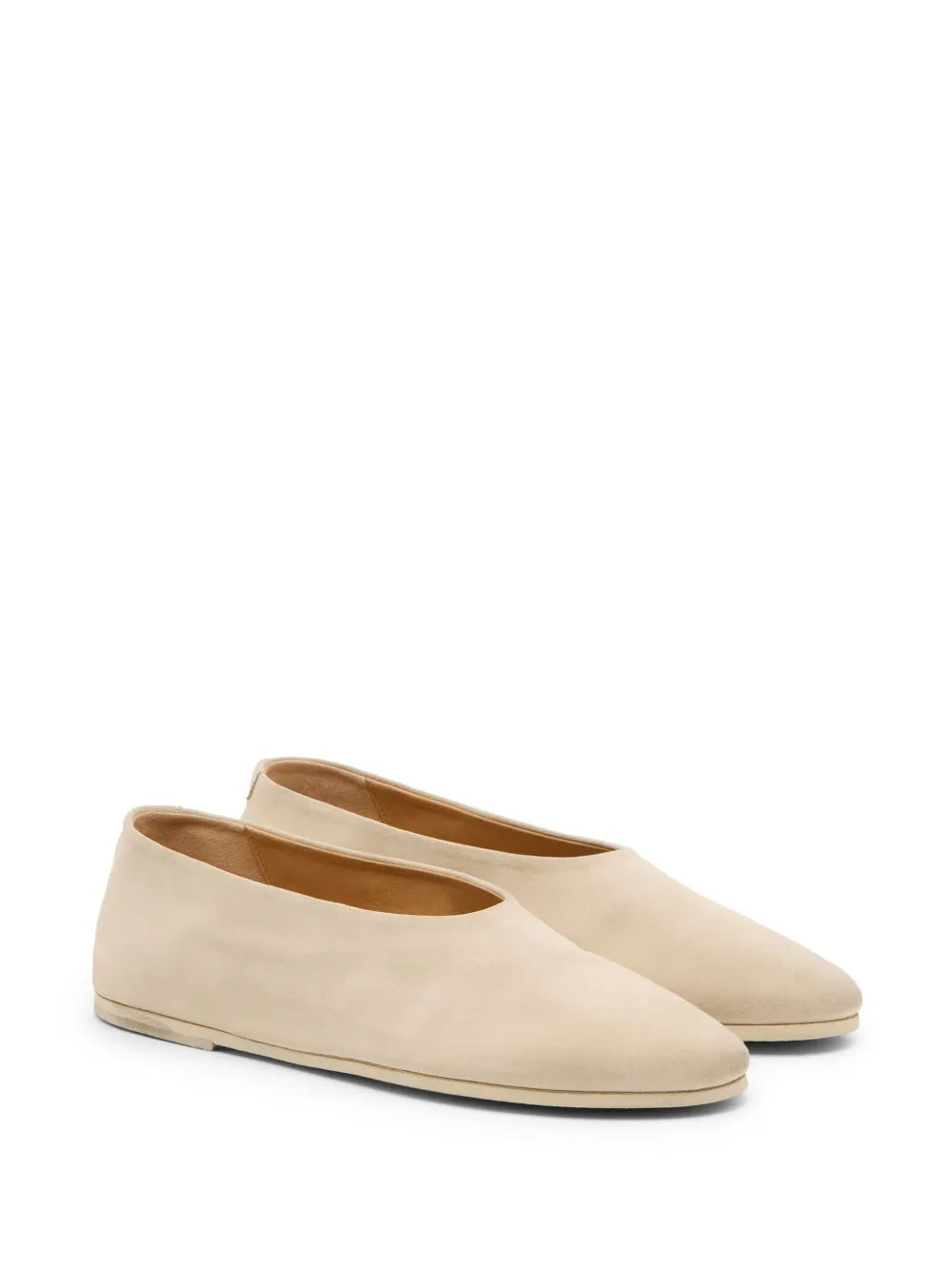 Marsèll Coltellaccio suede ballerina shoes