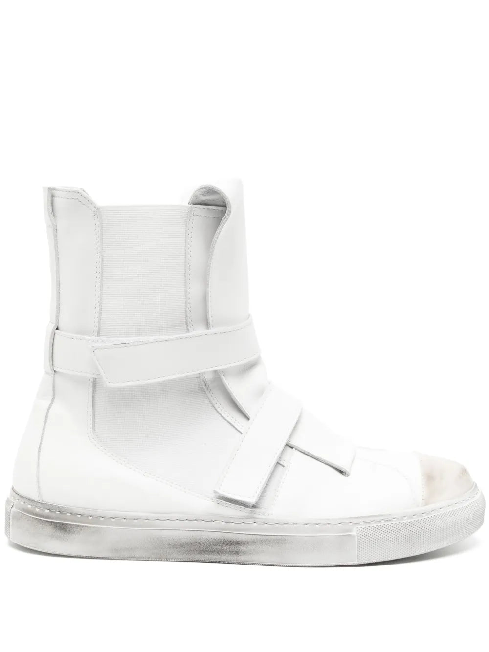 Nicolas Andreas Taralis touch-strap high-top leather sneakers