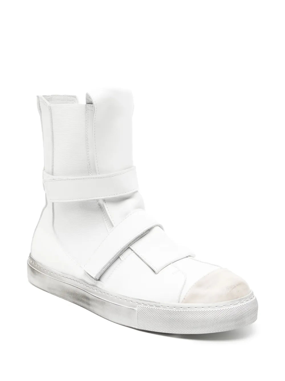 Nicolas Andreas Taralis touch-strap high-top leather sneakers