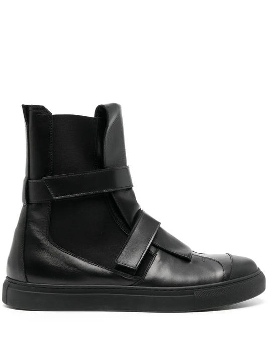 Nicolas Andreas Taralis touch-strap high-top leather sneakers