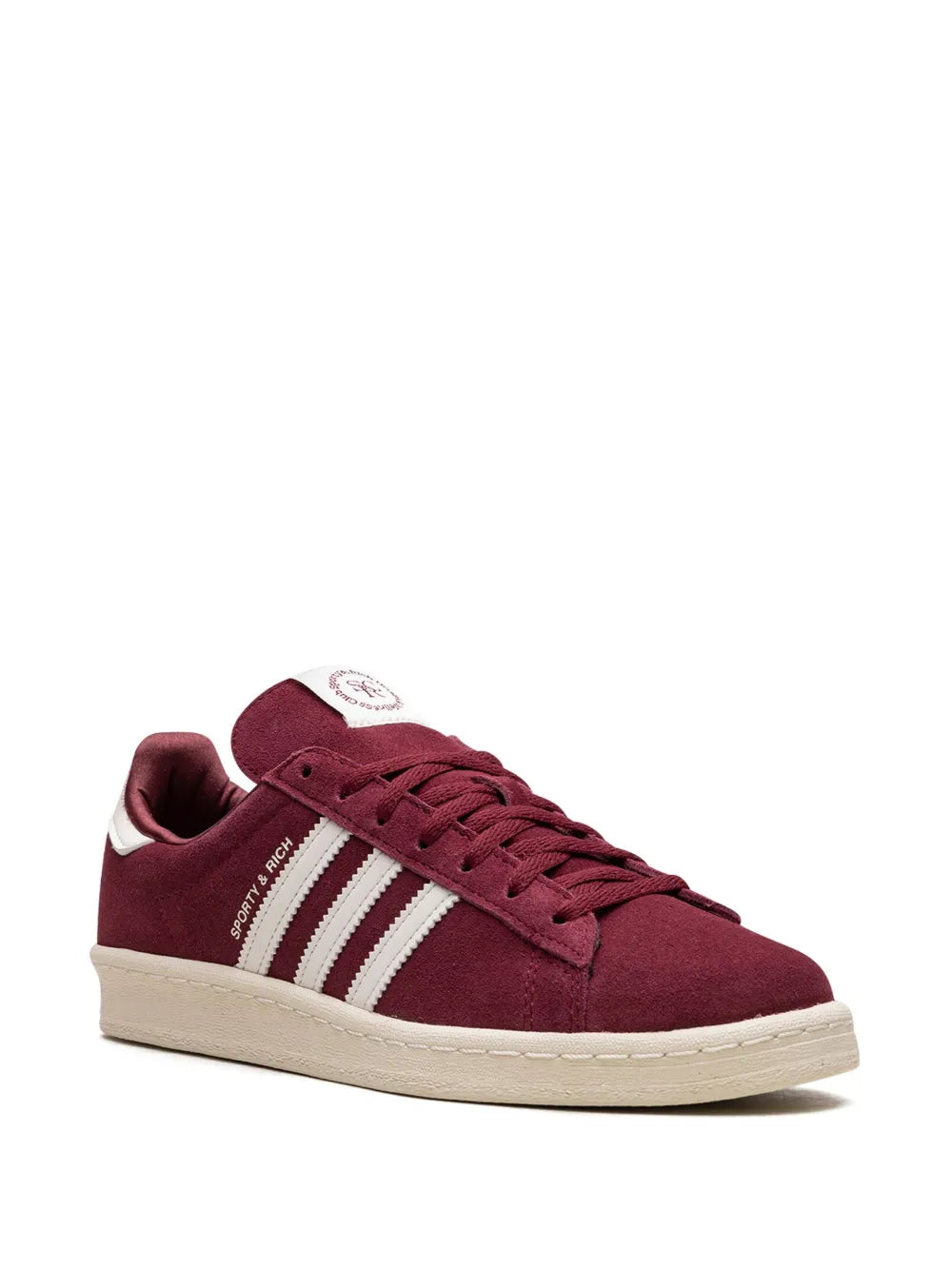 adidas Campus 80s "Sporty & Rich - Merlot Cream" sneakers