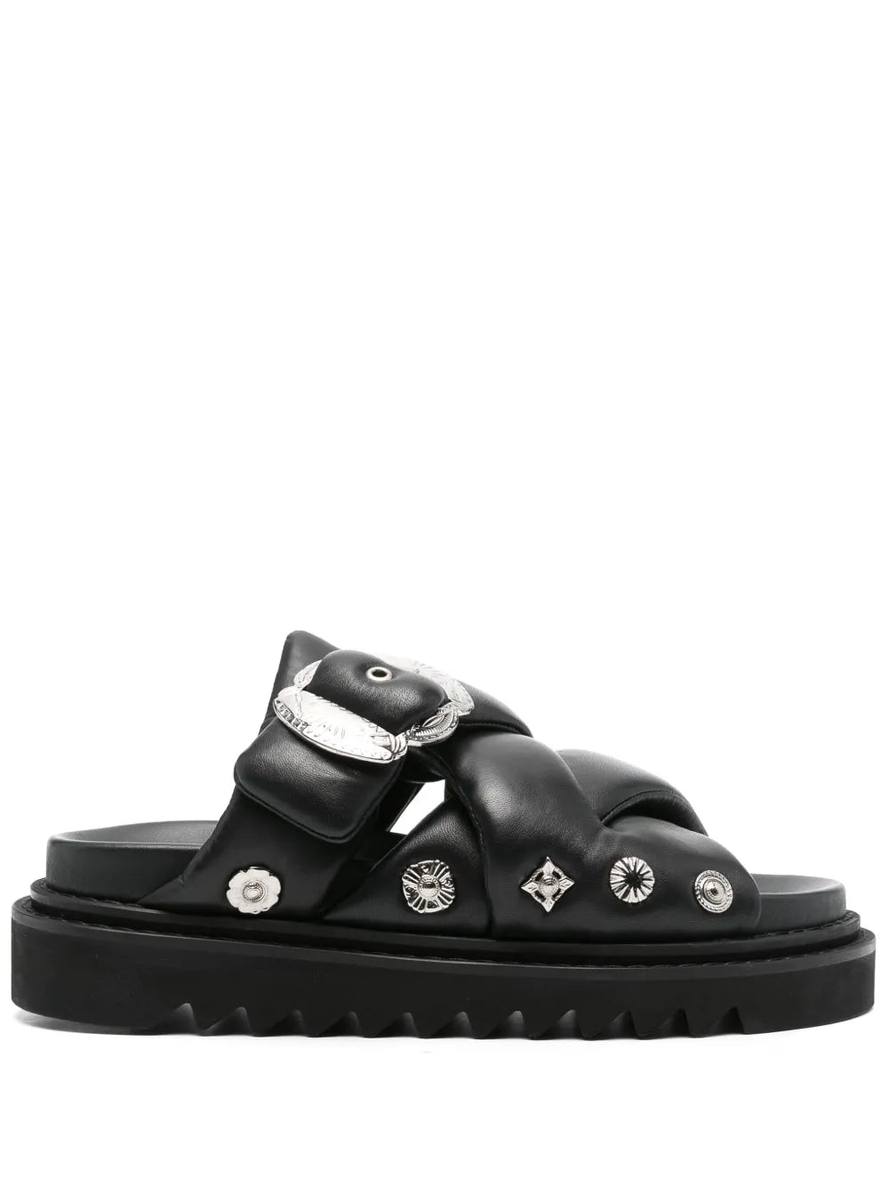 Toga Virilis padded leather sandals