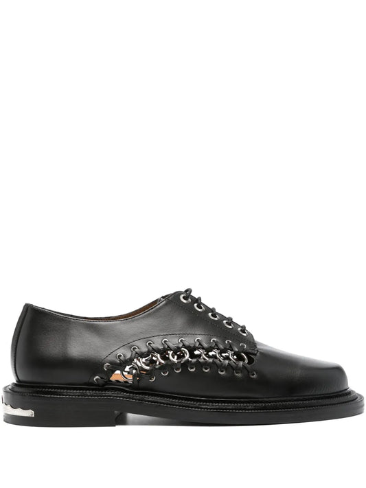 Toga Virilis ring-embellished oxford shoes