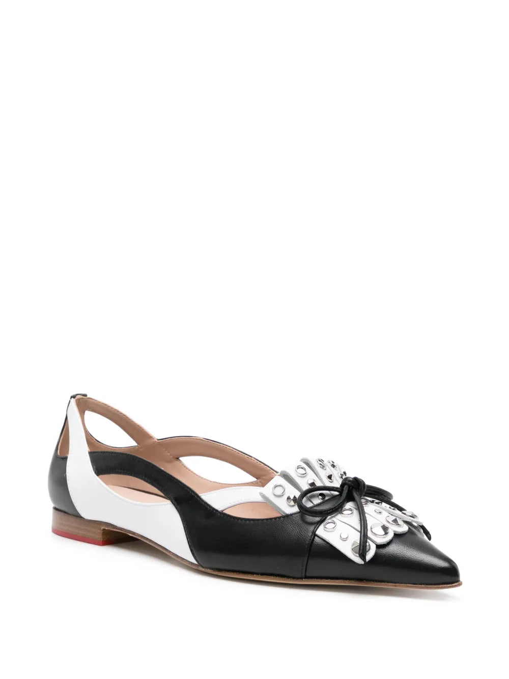 Scarosso Classic leather ballerina shoes