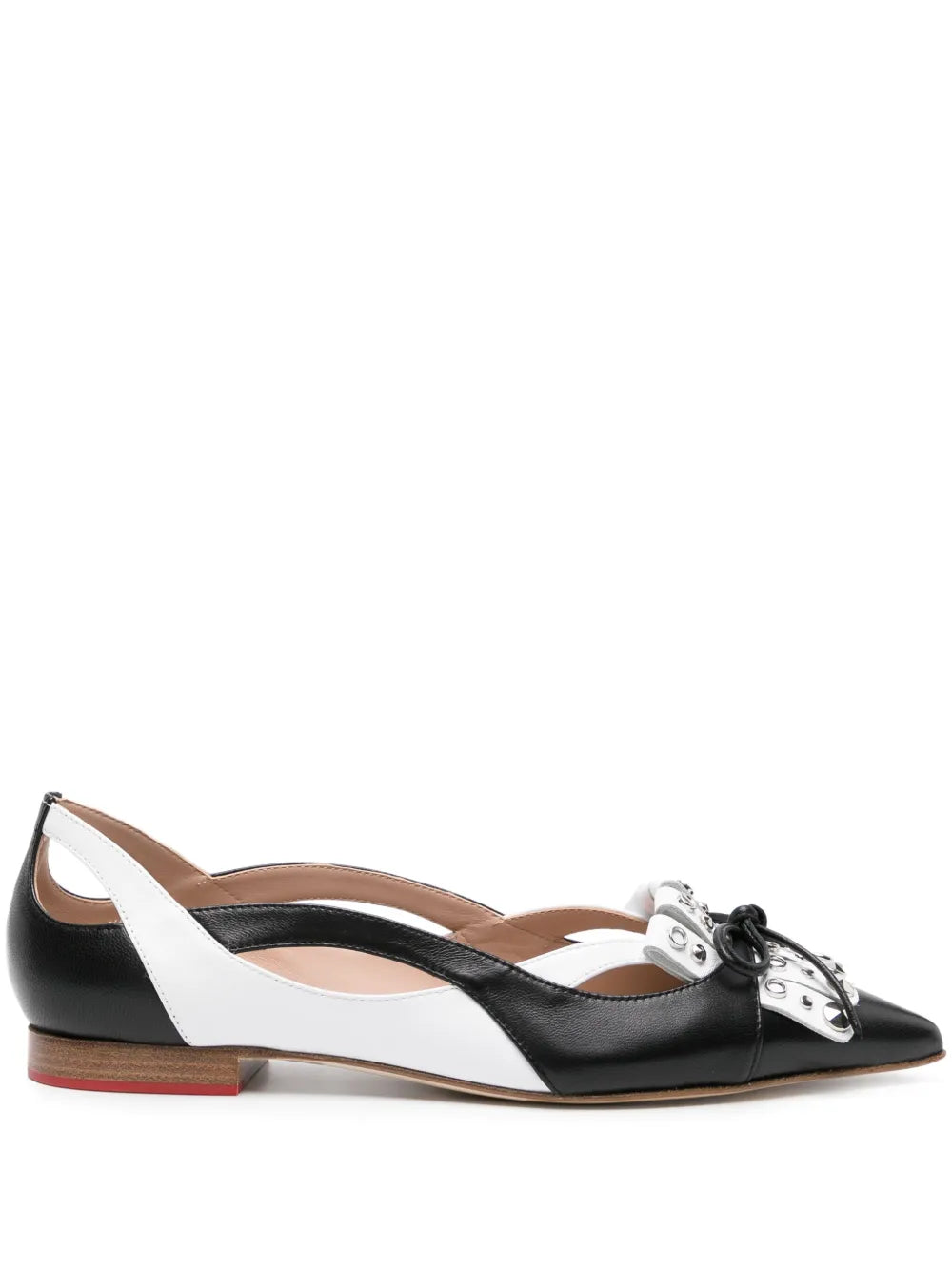 Scarosso Classic leather ballerina shoes