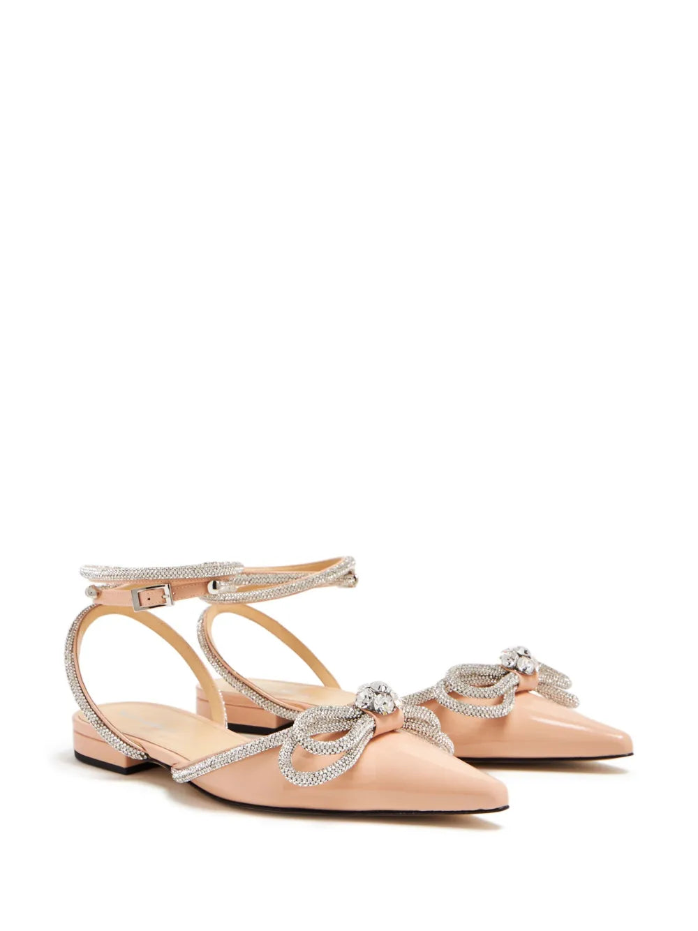 MACH & MACH Double Bow flat sandals