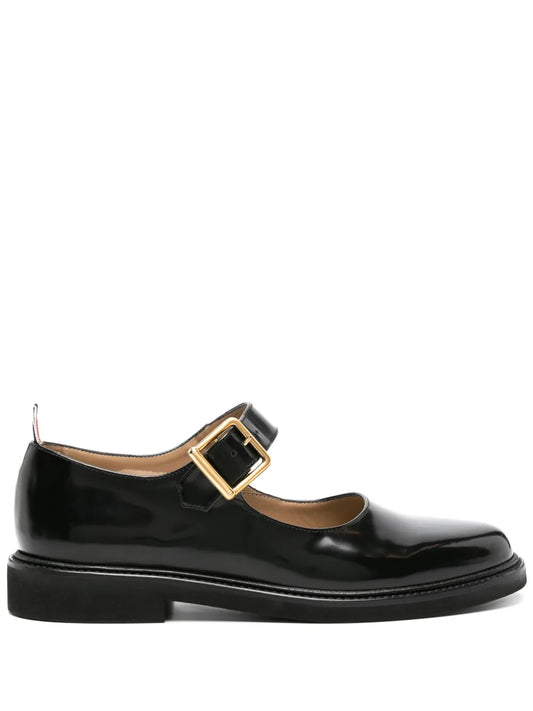 Thom Browne grosgrain-tab leather loafers