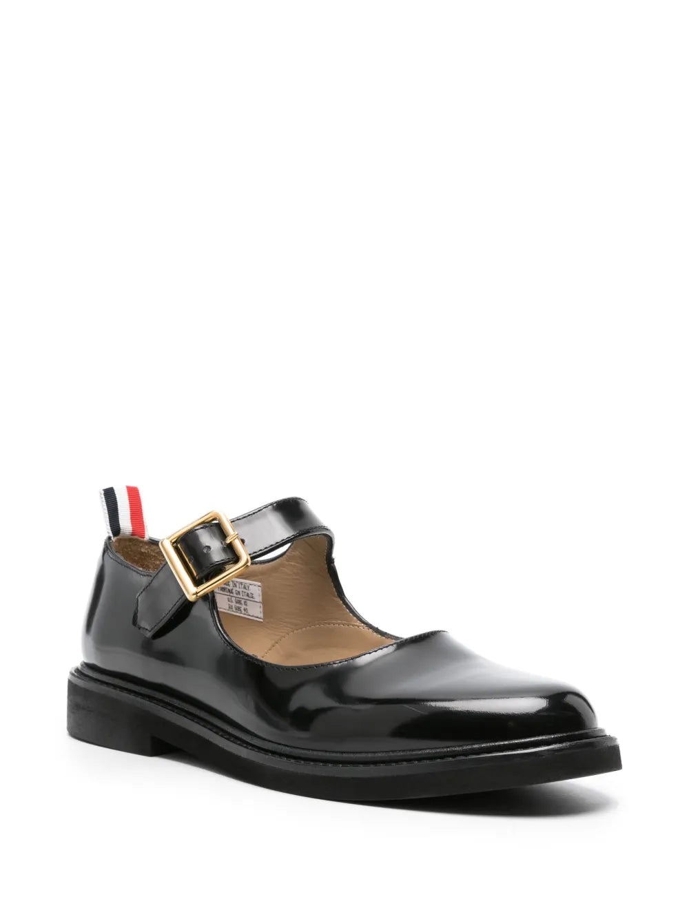 Thom Browne patent-leather ballerina shoes