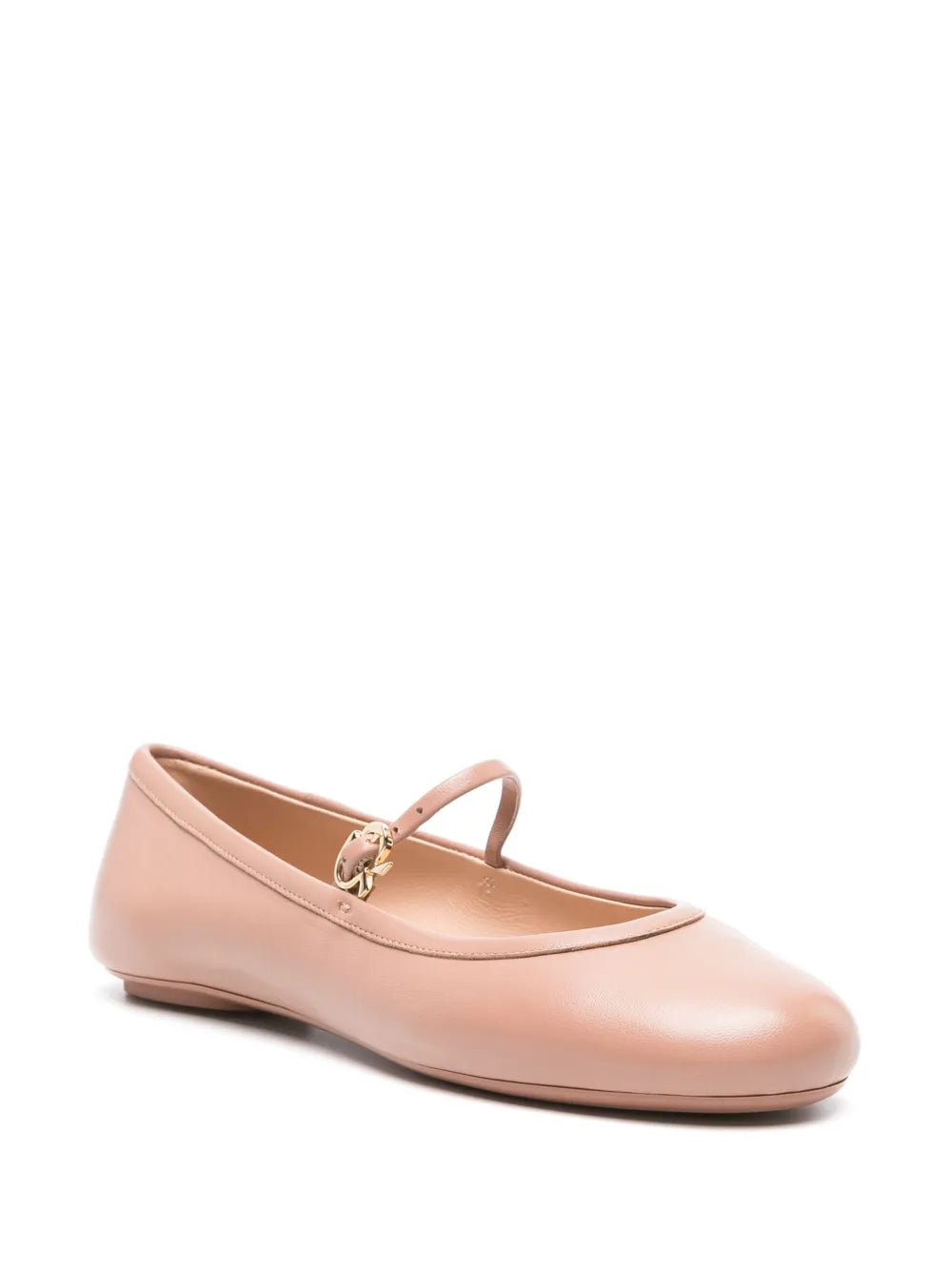 Gianvito Rossi Carla leather ballerina shoes