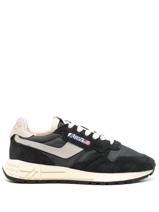 Autry Reelwind panelled suede sneakers