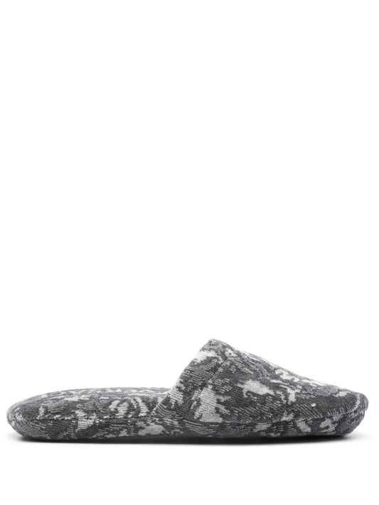 Versace jacquard cotton-blend slippers 