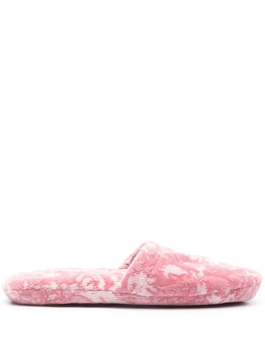 Versace jacquard cotton-blend slippers 