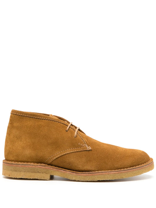 A.P.C. lace-up suede boots