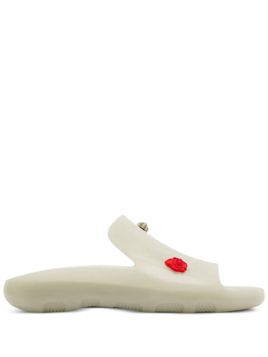 Burberry Stingray appliqué-detail slides