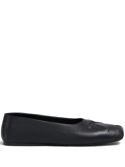 Marni leather ballerina shoes