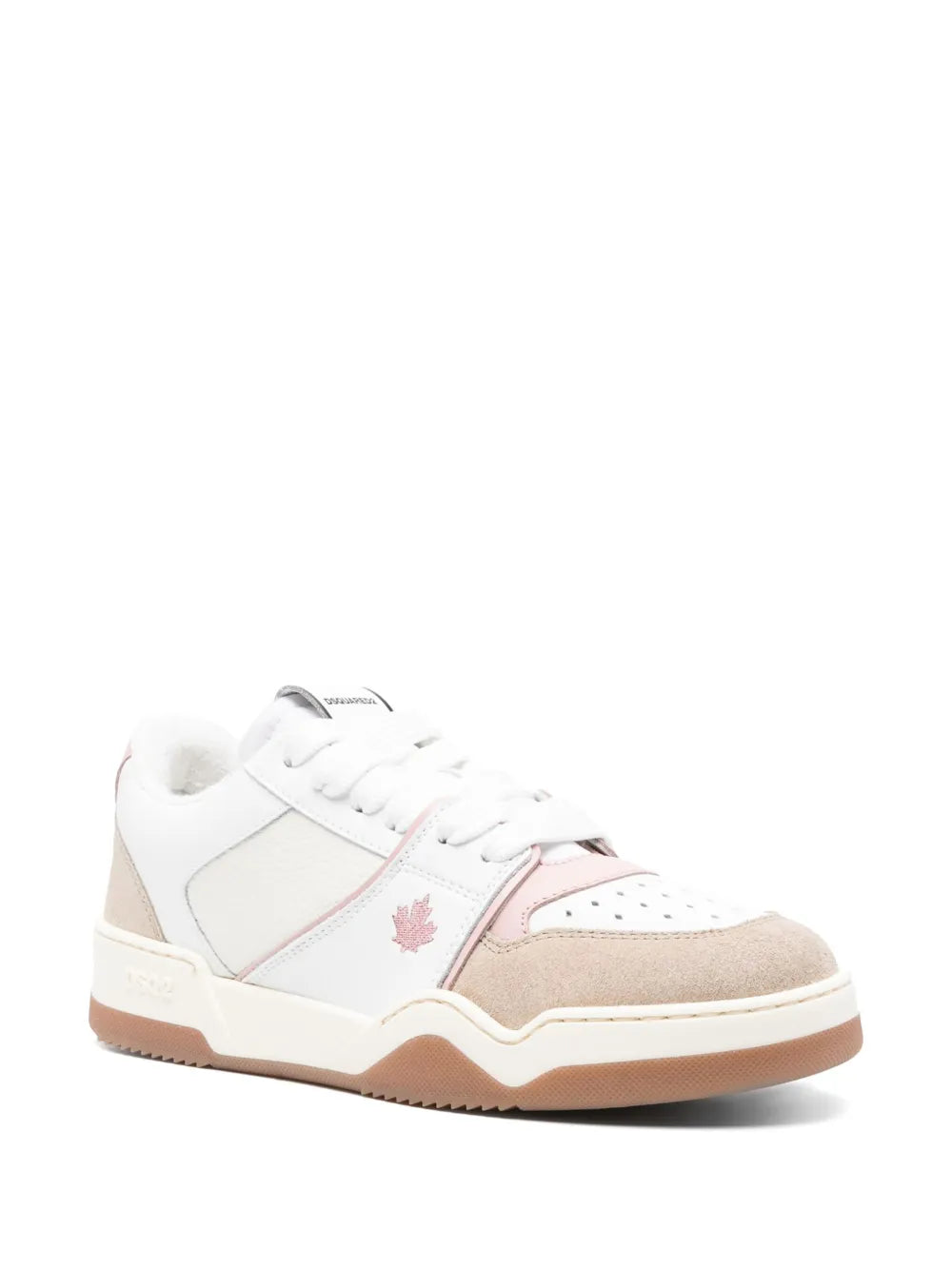 DSQUARED2 Spiker leather sneakers