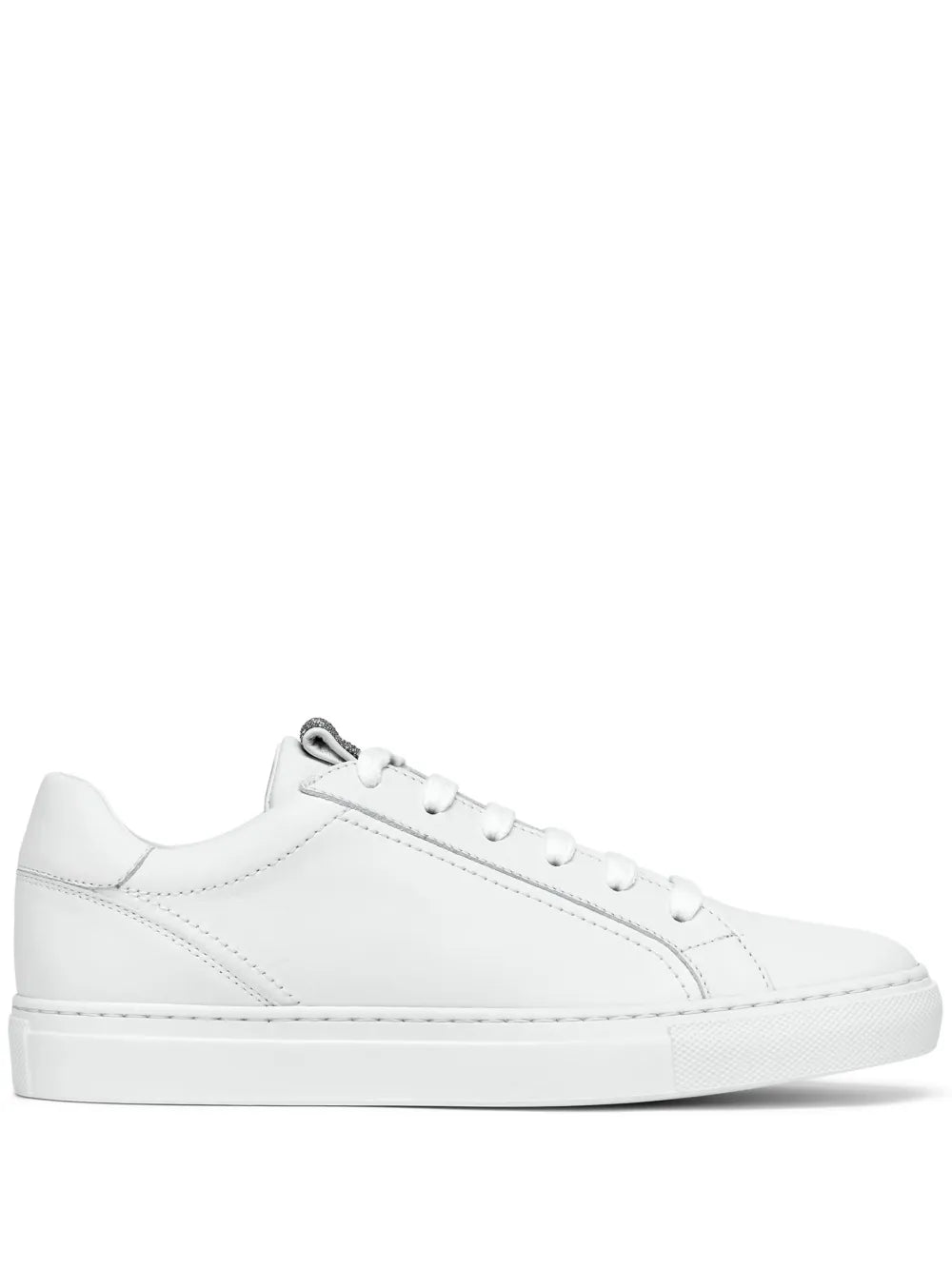 Brunello Cucinelli Monili-embellished leather sneakers