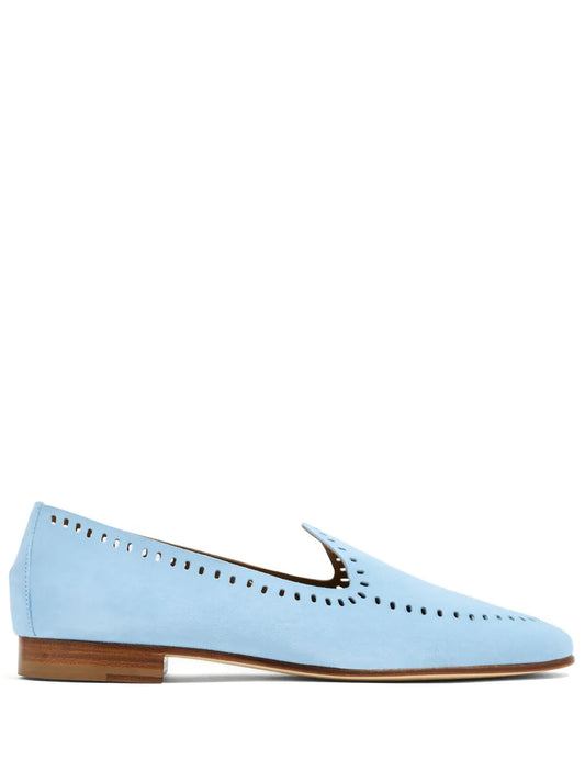 Edhen Milano cut-out suede loafers