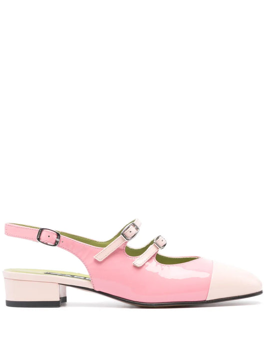 Carel Paris  Corail 10mm leather ballerina shoes