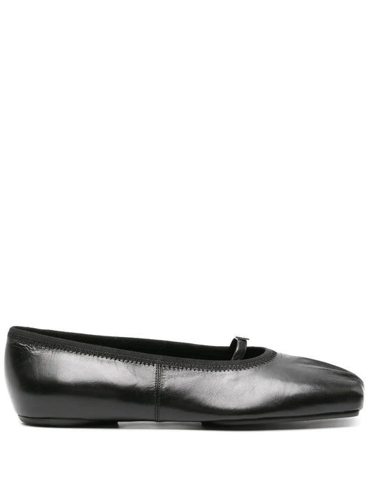Givenchy 4G-plaque pleated ballerina shoes