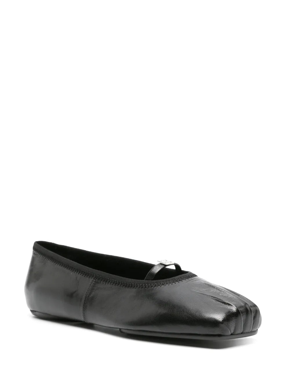 Givenchy 4G-plaque pleated ballerina shoes