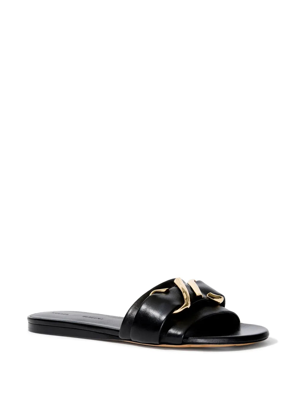 Proenza Schouler Monogram leather slides