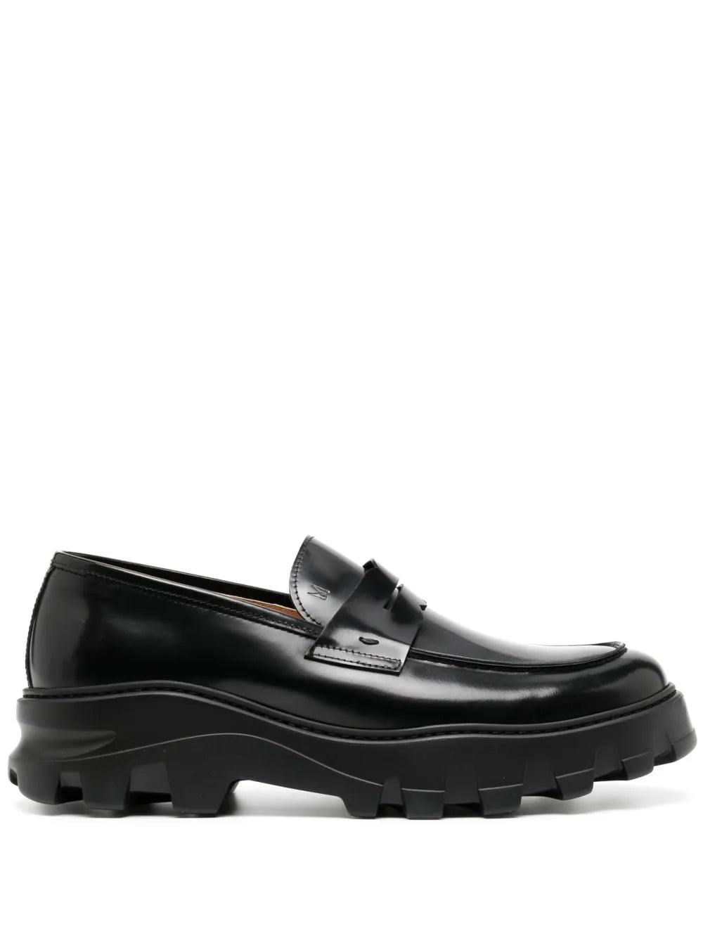 Moreschi penny-slot leather loafers