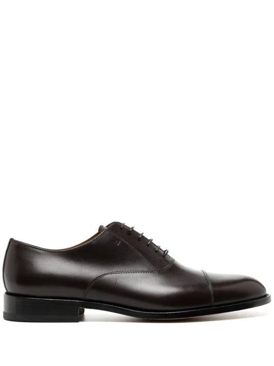 Moreschi Cleveland panelled leather oxford shoes