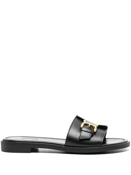 Chloé Marcie leather slides