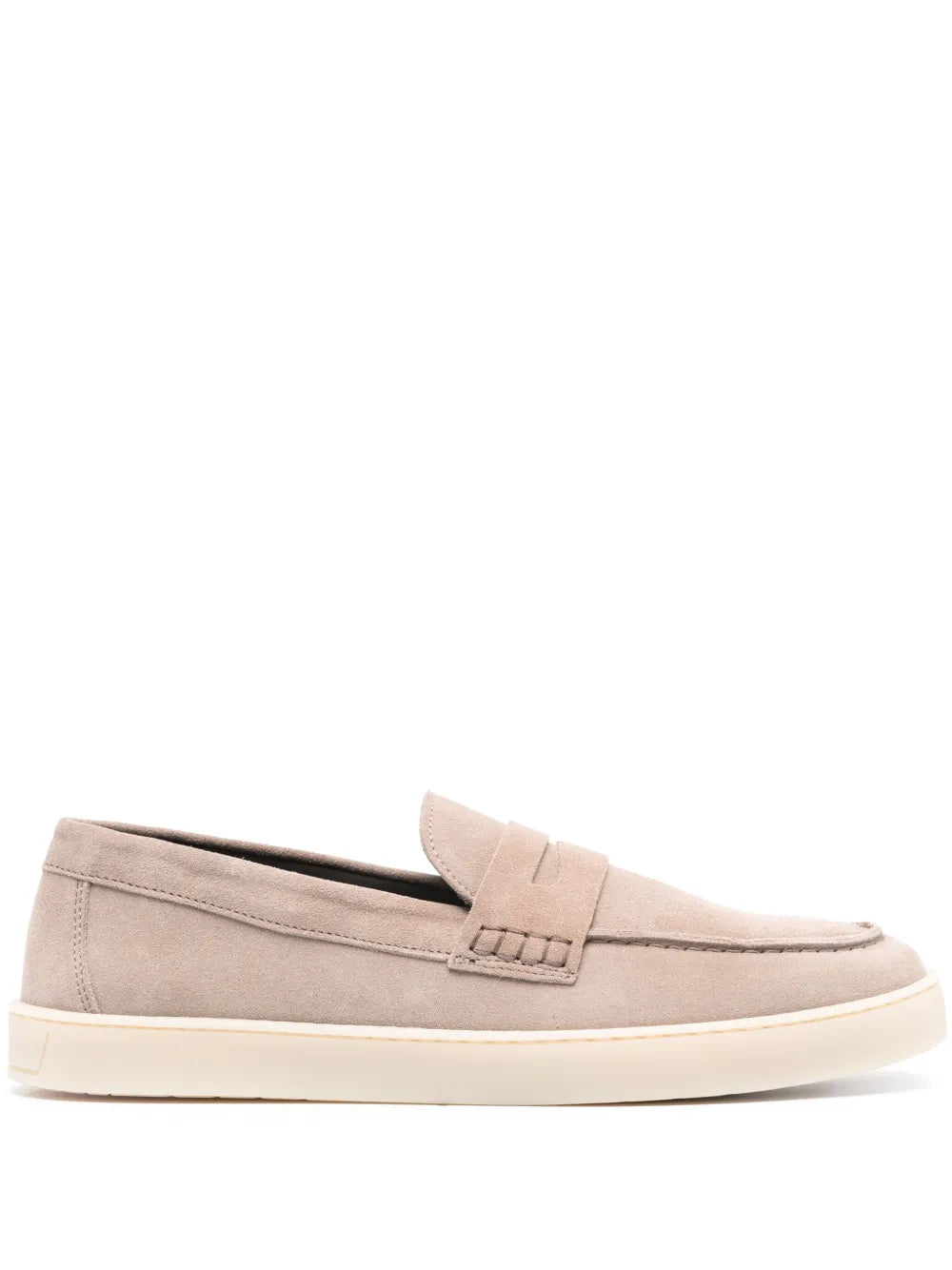 Canali suede slip-on loafers