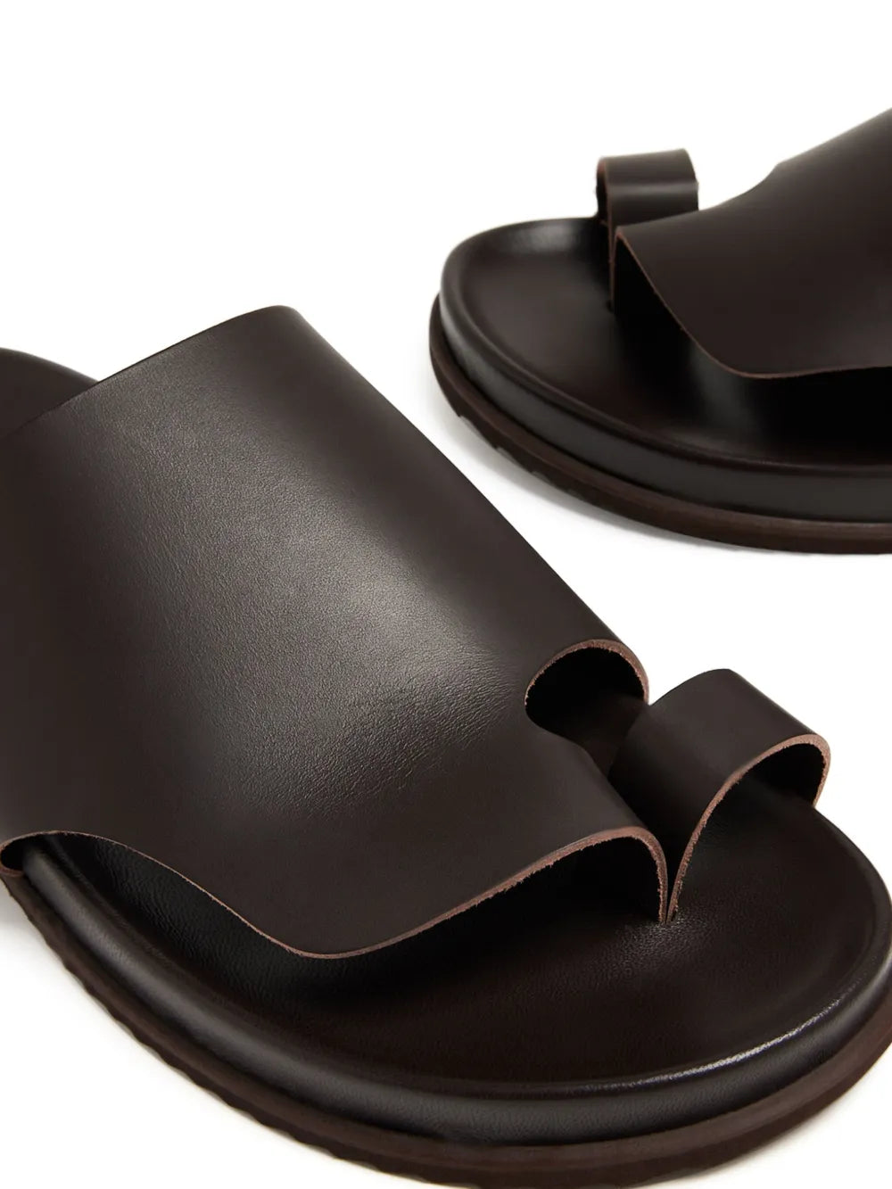 Ancient Greek Sandals round-toe leather sandals