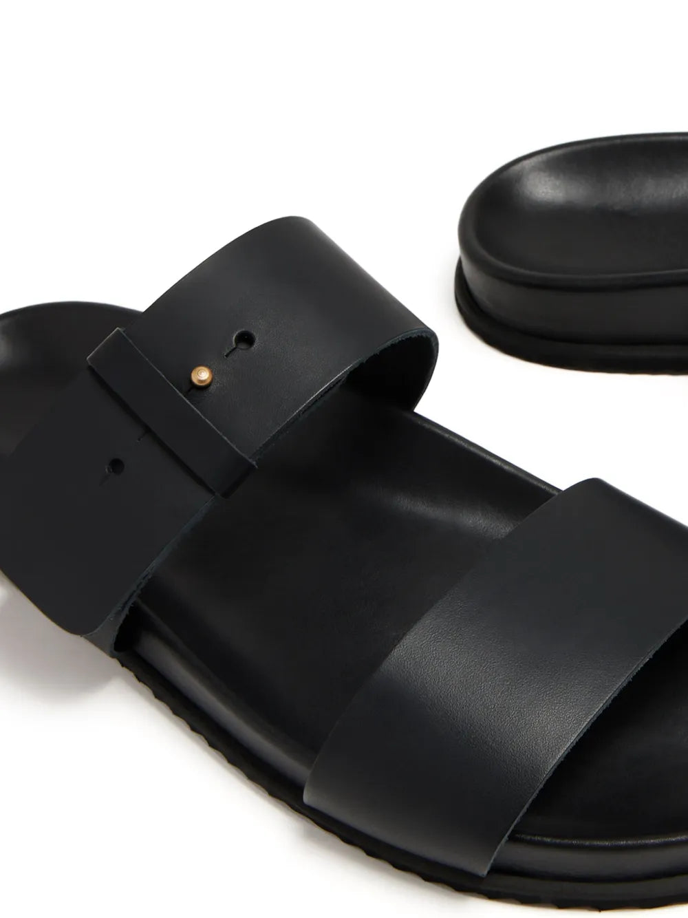 Ancient Greek Sandals round-toe leather sandals