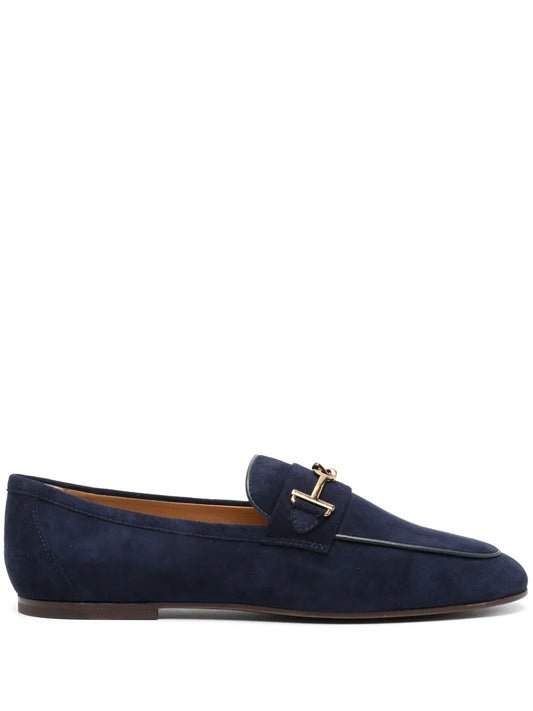 Tod's logo-plaque leather loafers