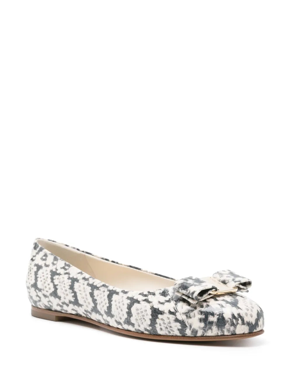 Ferragamo Vara bow-detail ballerina shoes