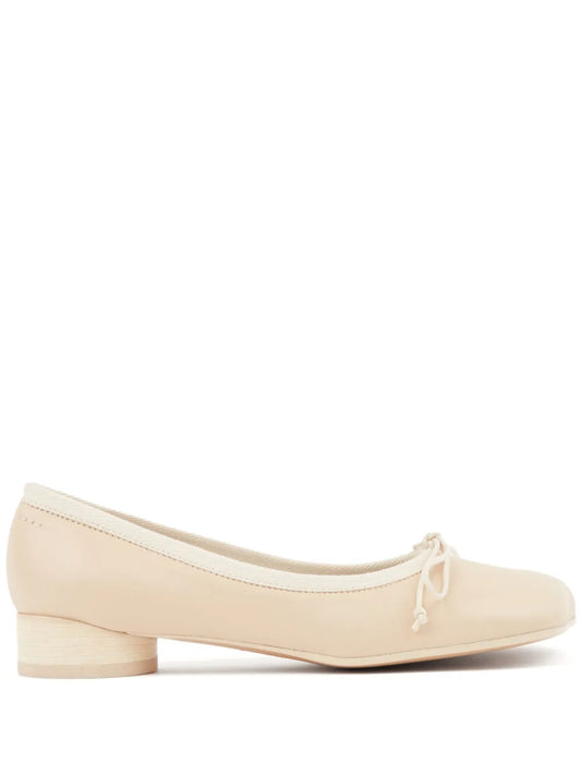 MM6 Maison Margiela Anatomic leather ballerina shoes