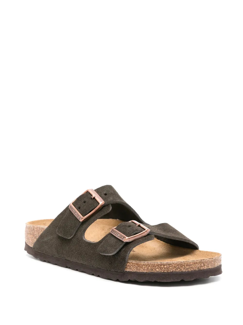 Birkenstock Arizona suede slides