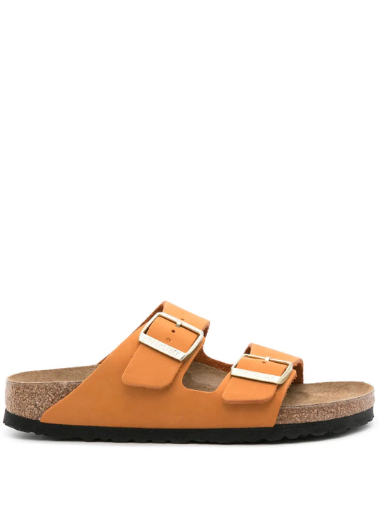 Birkenstock Arizona suede slides