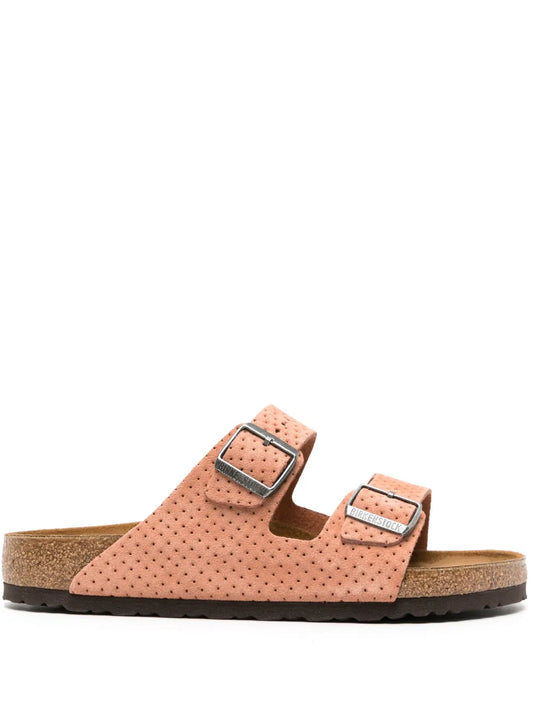Birkenstock Arizona perforated suede sandals